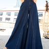 Washed Stretch Wide-Leg Jeans | MzStar Fashion