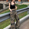 Washed Camo Wide-Leg Jeans | MzStar Fashion | view 5
