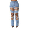 Beaded Ripped Stretch Jeans | MzStar Fashion | view 8