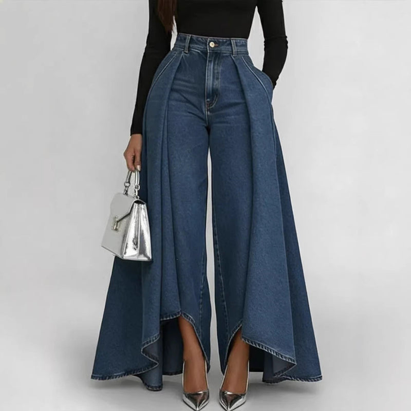 Washed Wide-Leg Workwear Jeans | MzStar Fashion | view 7