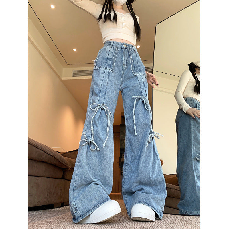 High-Waist Wide-Leg Jeans | MzStar Fashion | view 4