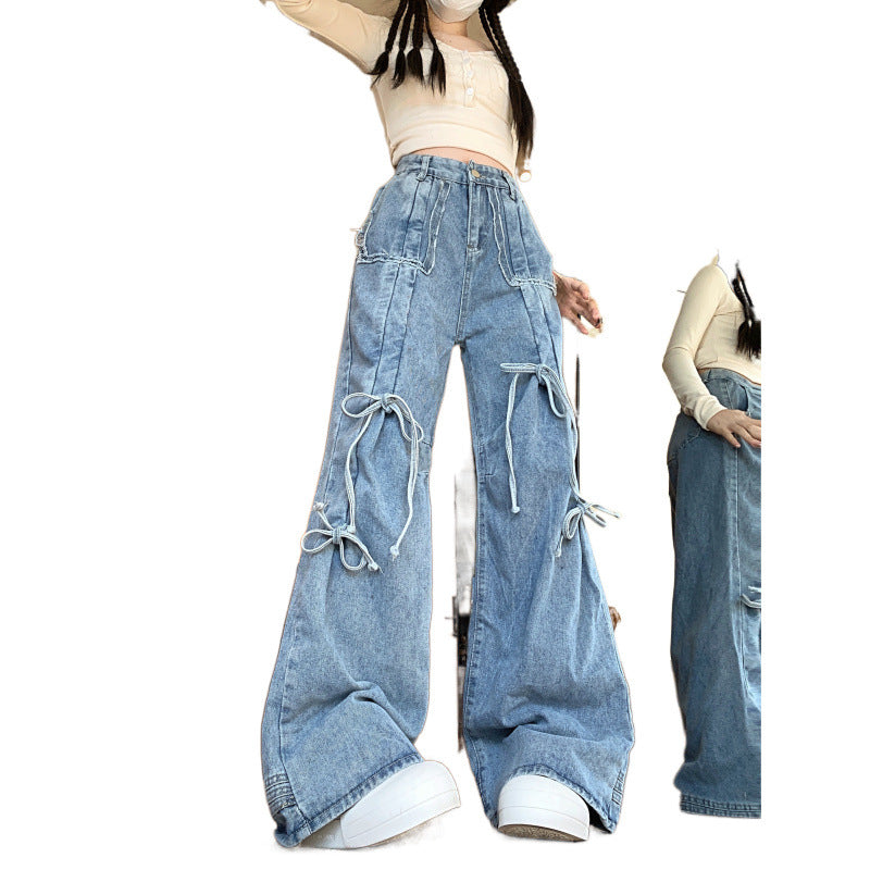 High-Waist Wide-Leg Jeans | MzStar Fashion | view 5
