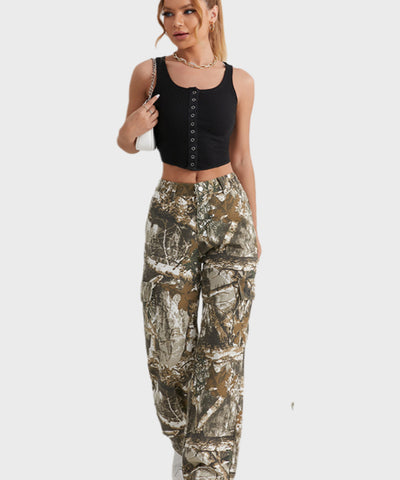 Camouflage Jeans | MzStar Fashion