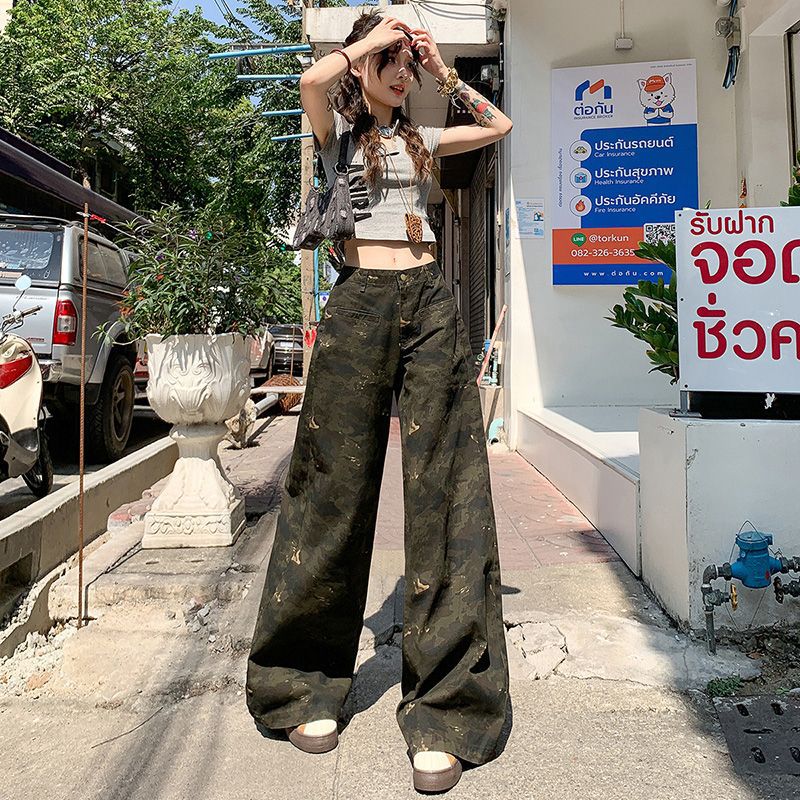 Downtown Drip Oversized Cargo Jeans | MzStar Fashion | view 3