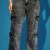 Stretch Multi-Pocket Cargo Jeans | MzStar Fashion | view 3