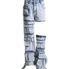 Zip-Detail Multi-Pocket Jeans | MzStar Fashion | view 3