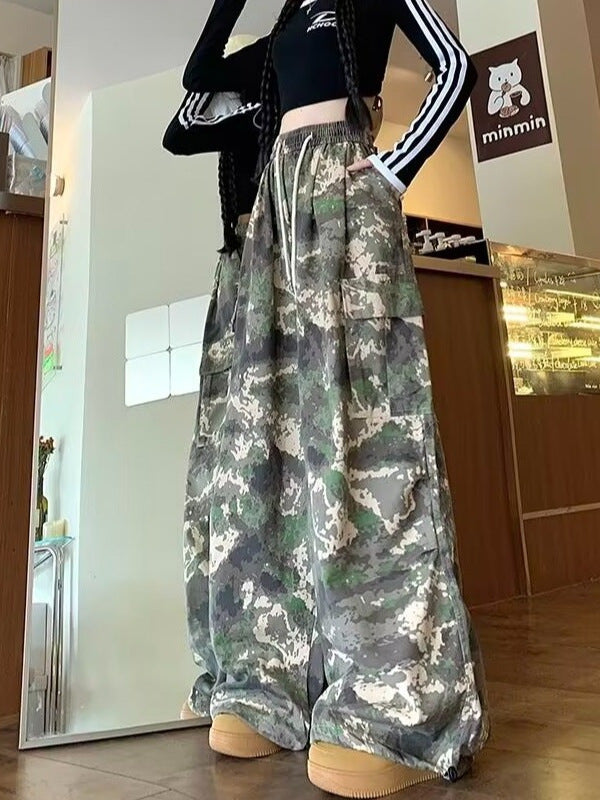 Camo High-Waist Overalls | MzStar Fashion