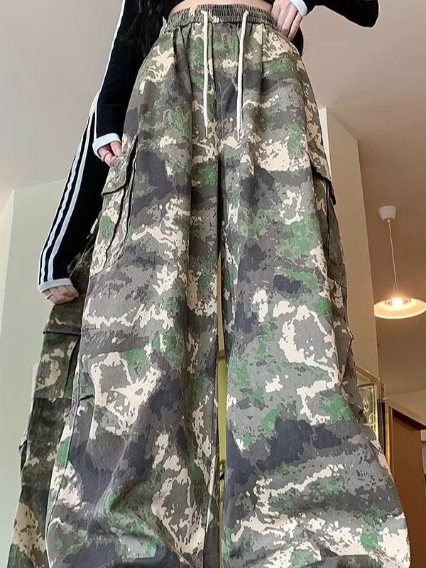 Camo High-Waist Overalls | MzStar Fashion | view 3