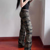 Flared Camo Cargo Pants | MzStar Fashion | view 3