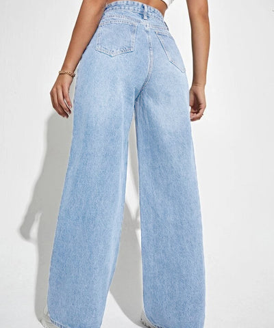 Loose Straight-Leg Jeans