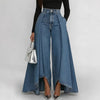 Washed Wide-Leg Workwear Jeans | MzStar Fashion | view 2
