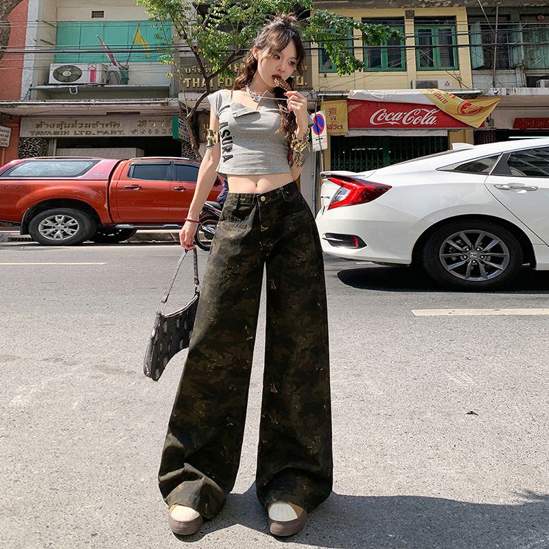 Downtown Drip Oversized Cargo Jeans | MzStar Fashion | view 2