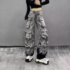 Gradient Wash Paratrooper Jeans | MzStar Fashion | view 2