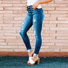 Ripped Washed Pencil Jeans | MzStar Fashion | view 2