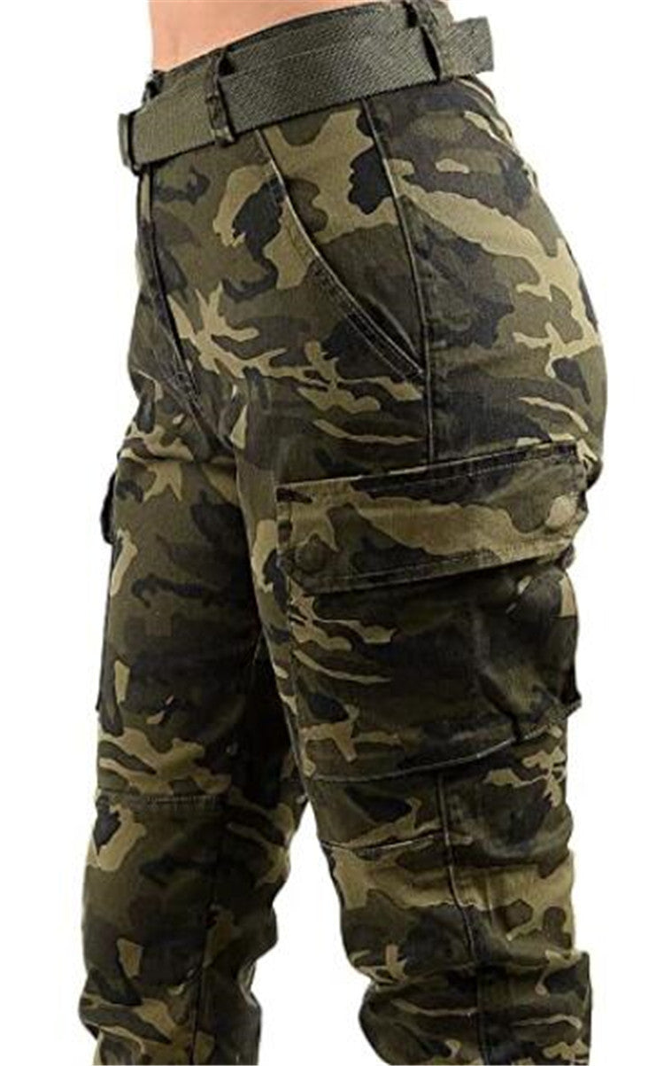 Plus-Size Camo Overalls | MzStar Fashion | view 6