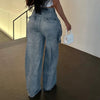 Washed Denim Pocket Overalls | MzStar Fashion | view 4