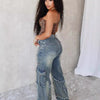 Fringe Tassel Straight Jeans | MzStar Fashion | view 3