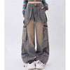 Distressed Big-Pocket Straight Jeans | MzStar Fashion | view 2