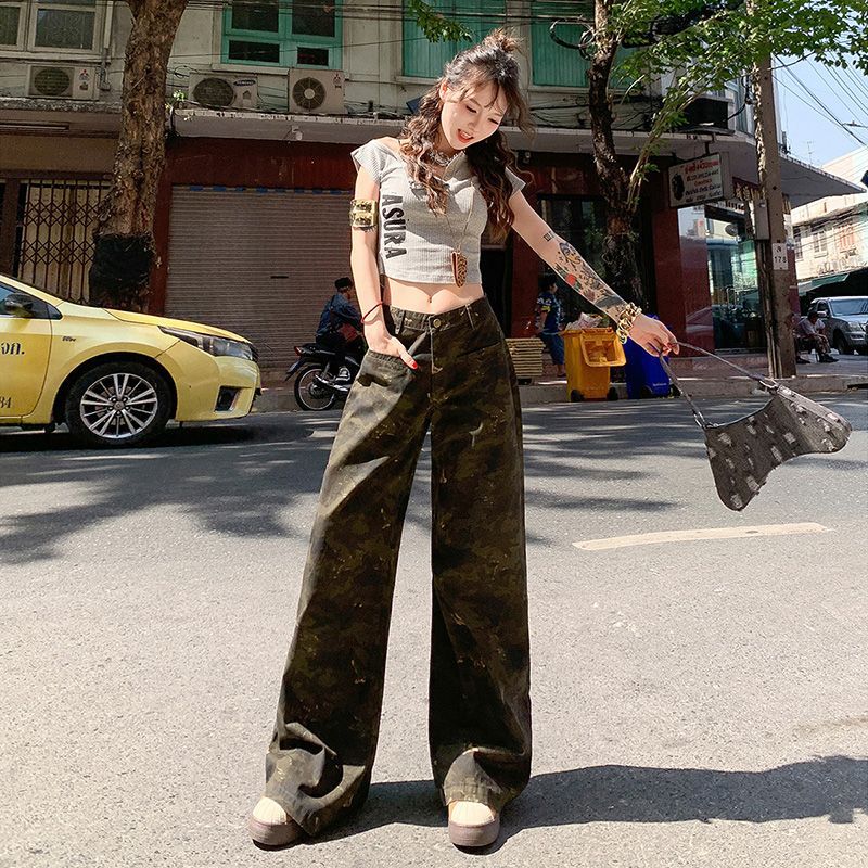 Downtown Drip Oversized Cargo Jeans | MzStar Fashion | view 4