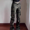 Flared Camo Cargo Pants | MzStar Fashion | view 6