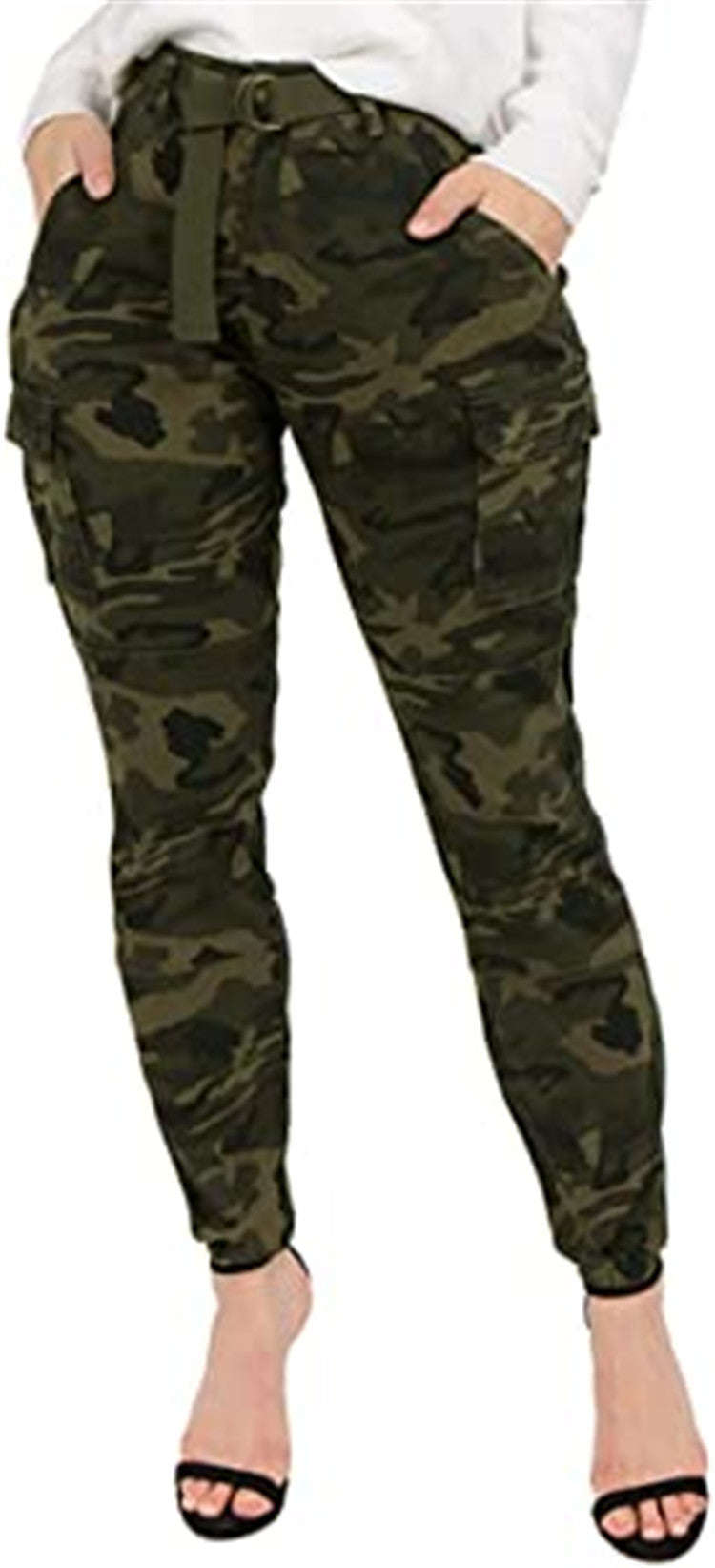 Plus-Size Camo Overalls | MzStar Fashion | view 7