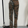 Printed Denim Overalls | MzStar Fashion | view 8