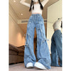 High-Waist Wide-Leg Jeans | MzStar Fashion | view 3