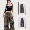 Washed Camo Wide-Leg Jeans | MzStar Fashion | view 6