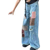 Splatter Print Patchwork Jeans | MzStar Fashion | view 5