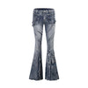 Rhinestone Ripped High-Waist Jeans | MzStar Fashion | view 2