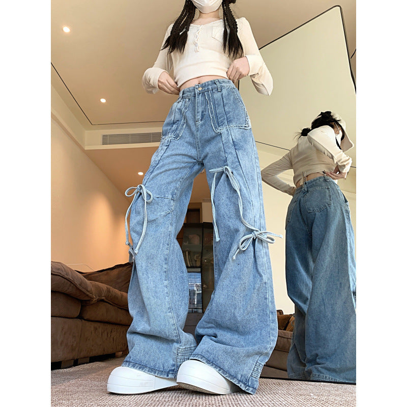 High-Waist Wide-Leg Jeans | MzStar Fashion | view 2