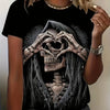 Skull Rose Gothic Tee | MzStar Fashion | view 7