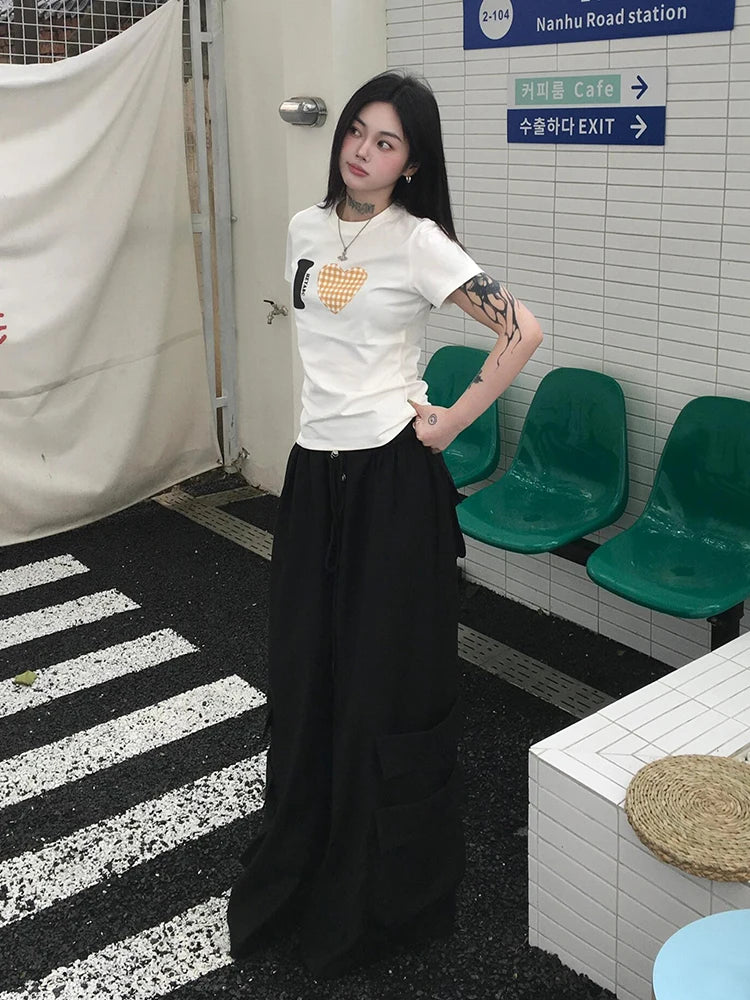 Retro Y2K Print Tee | MzStar Fashion | view 6