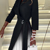Plaid V-Neck Midi Dress | MzStar Fashion | view 5