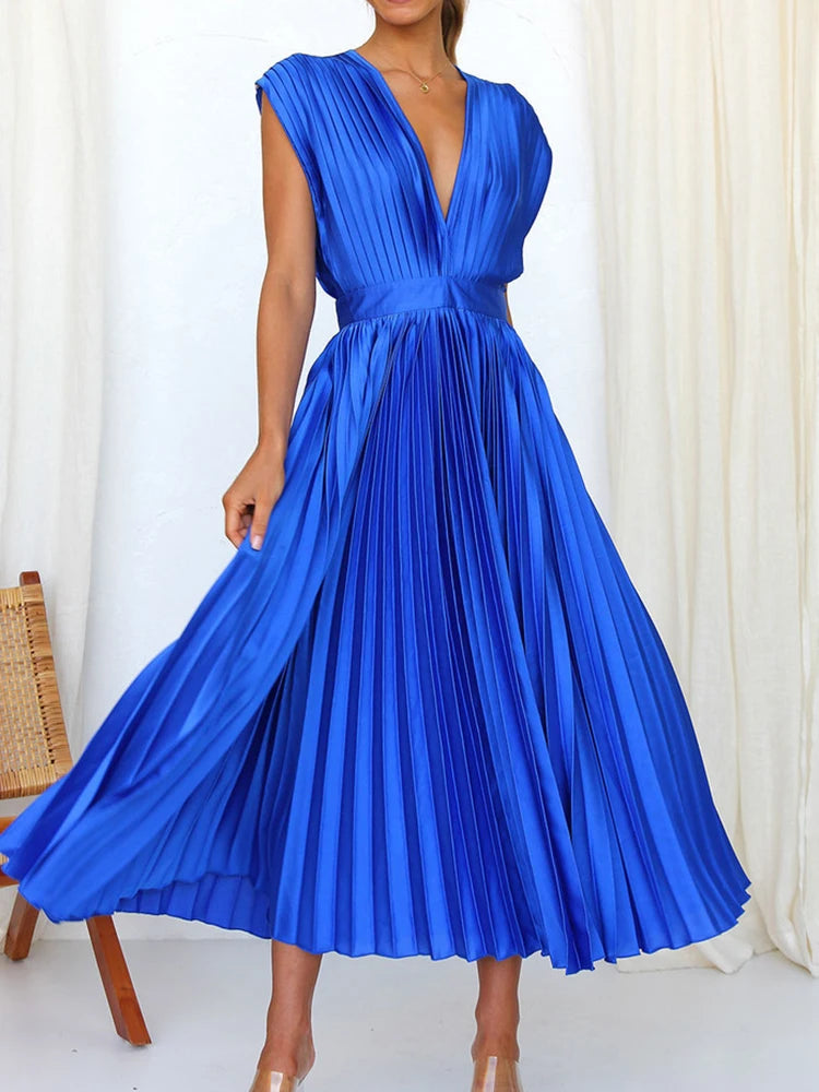 Strapless Patchwork Maxi Dress | MzStar Fashion | view 4