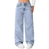 Big-Pocket Straight Jeans | MzStar Fashion | view 3