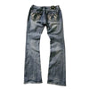 Embroidered Wing Y2K Jeans | MzStar Fashion | view 5
