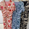 Tie-Dye Mesh Pleated Dress | MzStar Fashion | view 5