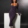 Square Neck Bodycon Maxi Dress | MzStar Fashion | view 6