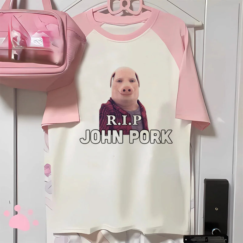 John Pork Graphic Tee | MzStar Fashion | view 3