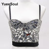 Rhinestone Tassel Gothic Top | MzStar Fashion | view 2