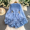 3D Floral Gauze Mini Dress | MzStar Fashion | view 7
