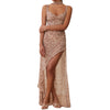 Floral Halter High-Slit Maxi Dress | MzStar Fashion | view 4