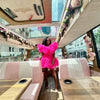 Hot Pink Ruffle Organza Mini Dress | MzStar Fashion | view 5