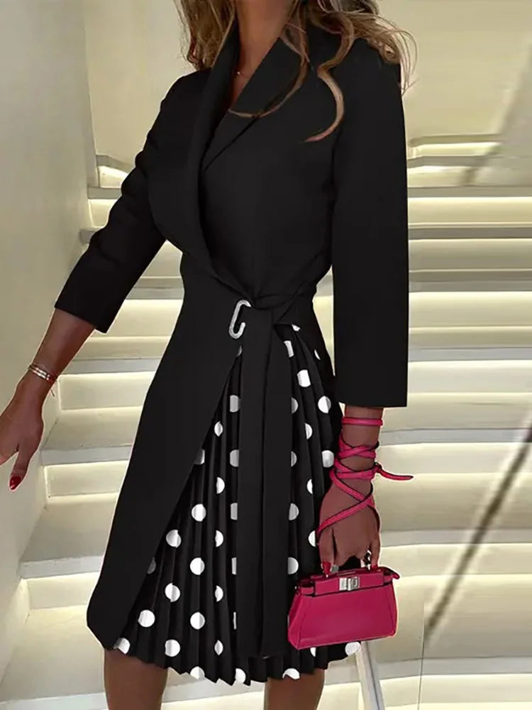 Plaid V-Neck Midi Dress | MzStar Fashion | view 4
