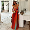 Tie-Dye Cut-Out Maxi Dress | MzStar Fashion | view 4