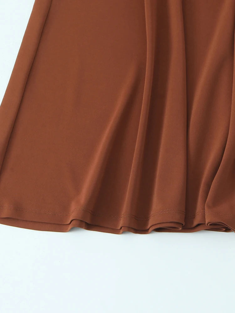 One-Shoulder Flowing Maxi Dress | MzStar Fashion | view 5