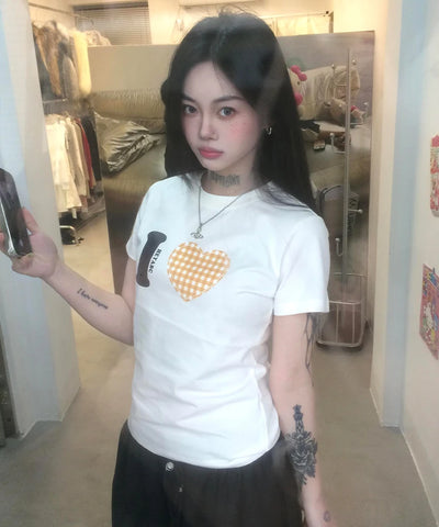 Retro Y2K Print Tee