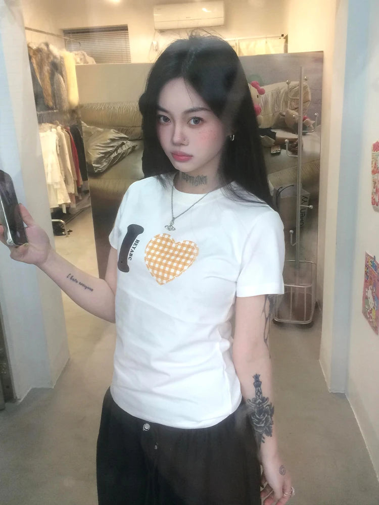 Retro Y2K Print Tee | MzStar Fashion | view 2