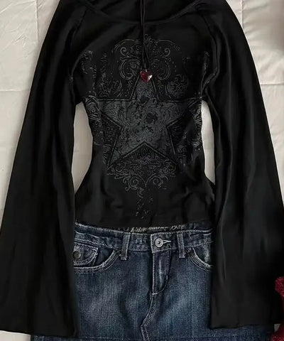 Slim Y2K Long-Sleeve Tee